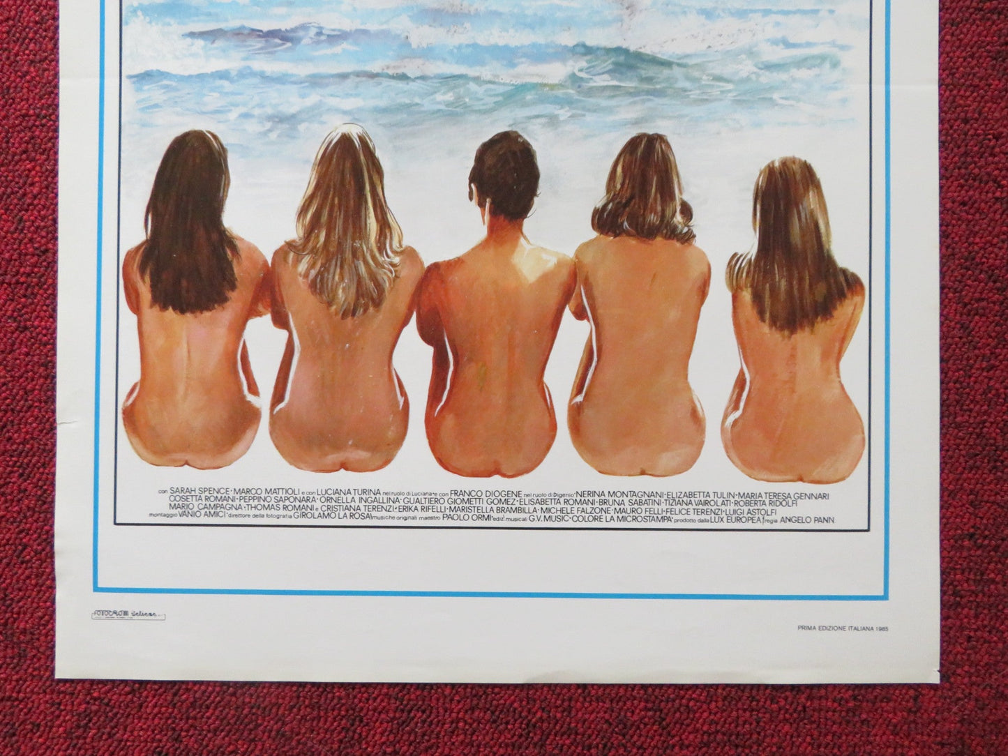 MARE AMORE FRAMMENTI DI STORIE D'AMORE ITALIAN LOCANDINA POSTER DIOGENE 1985 Rendezvous Cinema Movie posters