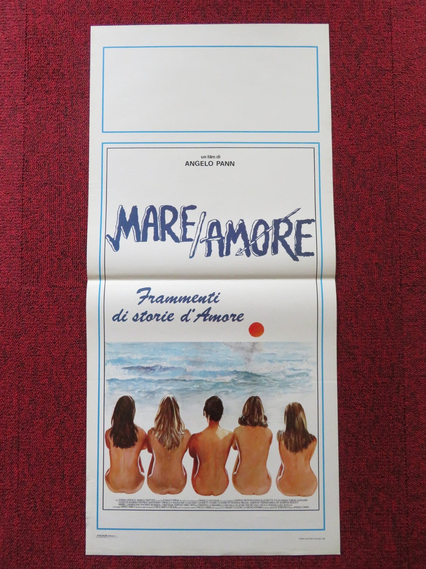 MARE AMORE FRAMMENTI DI STORIE D'AMORE ITALIAN LOCANDINA POSTER DIOGENE 1985 Rendezvous Cinema Movie posters
