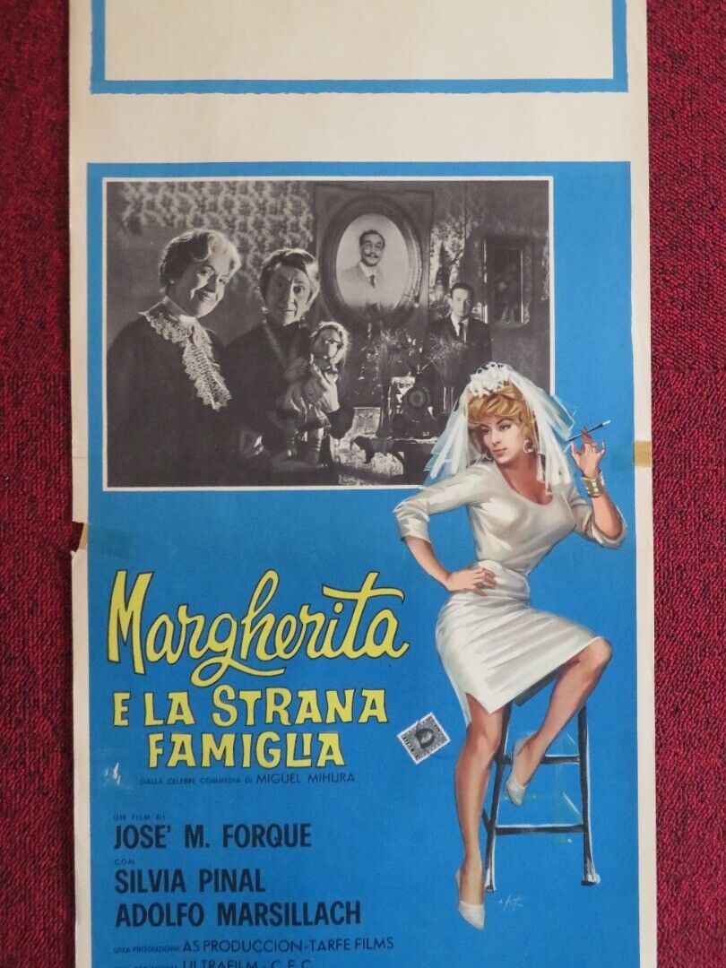 MARGHERITA E LA STRANA FAMIGLIA ITALIAN LOCANDINA (27.5"x13") POSTER 1960 Movie posters