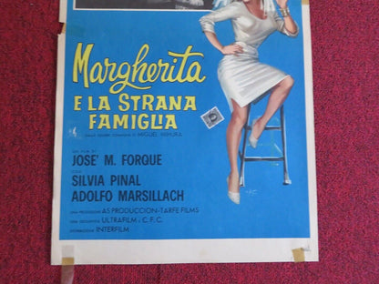 MARGHERITA E LA STRANA FAMIGLIA ITALIAN LOCANDINA (27.5"x13") POSTER 1960 Movie posters