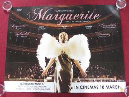 MARGUERITE UK QUAD (30"x 40") ROLLED POSTER CATHERINE FROT ANDRE MARCON 2015 Rendezvous Cinema Movie posters