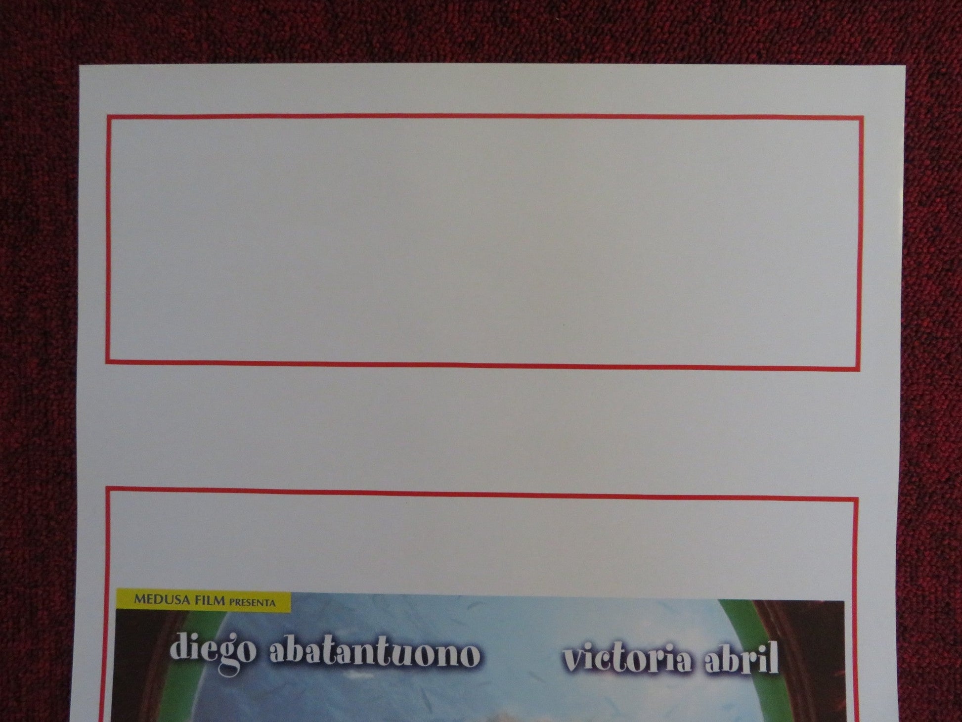 MARI DEL SUD ITALIAN LOCANDINA POSTER DIEGO ABATANTUONO VICTORIA ABRIL 2001 Rendezvous Cinema Movie posters