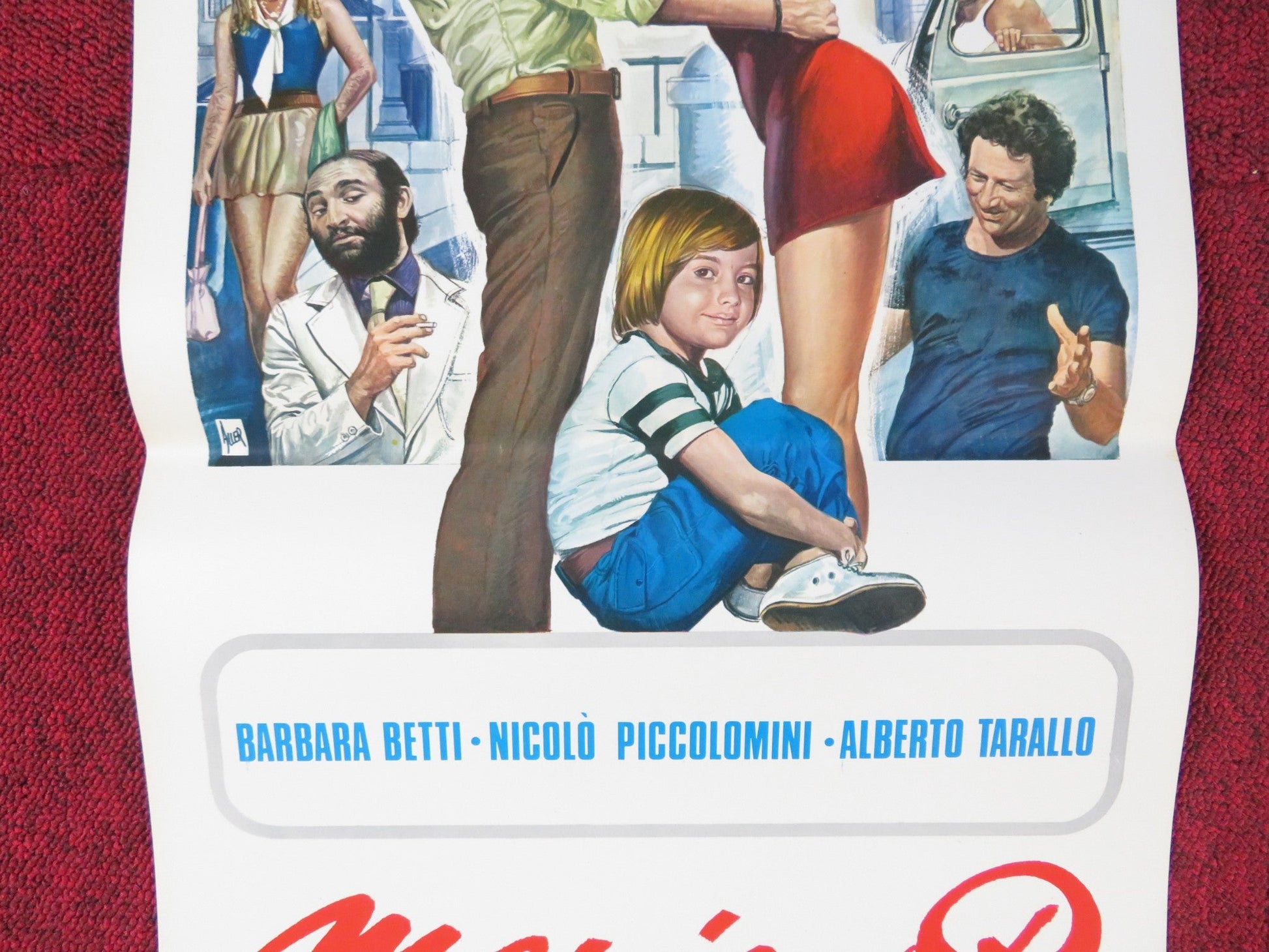 MARIA R. E GLI ANGELI DI TRASTEVERE ITALIAN LOCANDINA POSTER BARBARA BETTI 1975 Rendezvous Cinema Movie posters