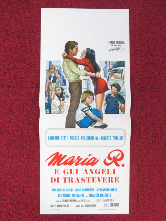 MARIA R. E GLI ANGELI DI TRASTEVERE ITALIAN LOCANDINA POSTER BARBARA BETTI 1975 Rendezvous Cinema Movie posters