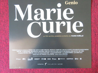 MARIE CURIE: THE COURAGE OF KNOWLEDGE ITALIAN LOCANDINA POSTER K. GRUSZKA 2016 Rendezvous Cinema Movie posters