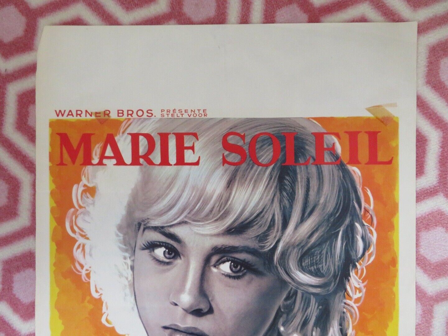 MARIE SOLEIL BELGIUM (22"x14.5") POSTER DANIELE DELORME JACQUES CHARRIER 1964 Movie posters