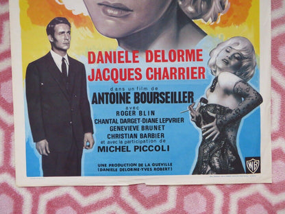 MARIE SOLEIL BELGIUM (22"x14.5") POSTER DANIELE DELORME JACQUES CHARRIER 1964 Movie posters