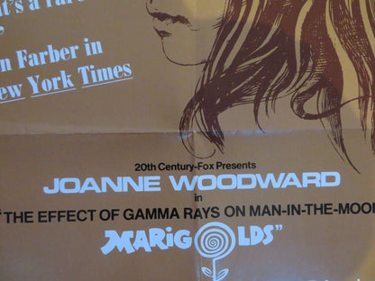 MARIGOLDS STYLE B / The Effect of Gamma Rays... FOLDED US ONE SHEET POSTER '72 Movie posters