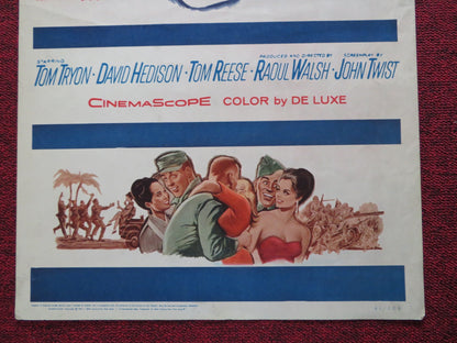 MARINES, LET'S GO US INSERT (14"x 36") POSTER TOM TRYON DAVID HEDISON 1961 Rendezvous Cinema Movie posters