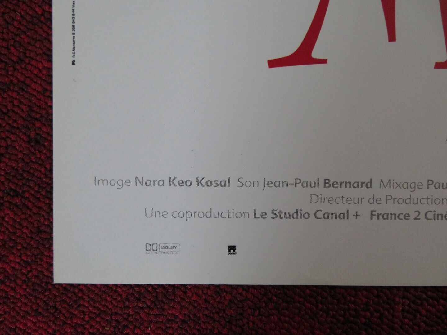 MARION FRENCH POSTER (21.5"x 16") CORALIE TETARD PIERRE BERRIAU 1997 Movie posters