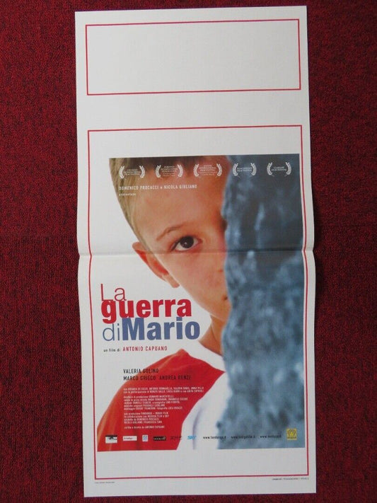 MARIO'S WAR ITALIAN LOCANDINA (27.5"x13") POSTER VALERIA GOLINO 2006 Movie posters