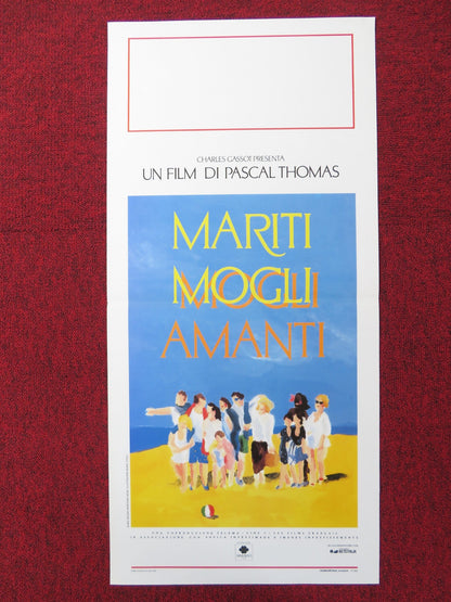 MARITI MOGLI AMANTI ITALIAN LOCANDINA POSTER JEAN - FRANCOIS STEVENIN MONCUR 1989 Rendezvous Cinema Movie posters