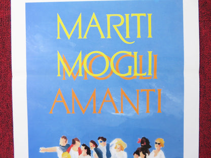MARITI MOGLI AMANTI ITALIAN LOCANDINA POSTER JEAN - FRANCOIS STEVENIN MONCUR 1989 Rendezvous Cinema Movie posters