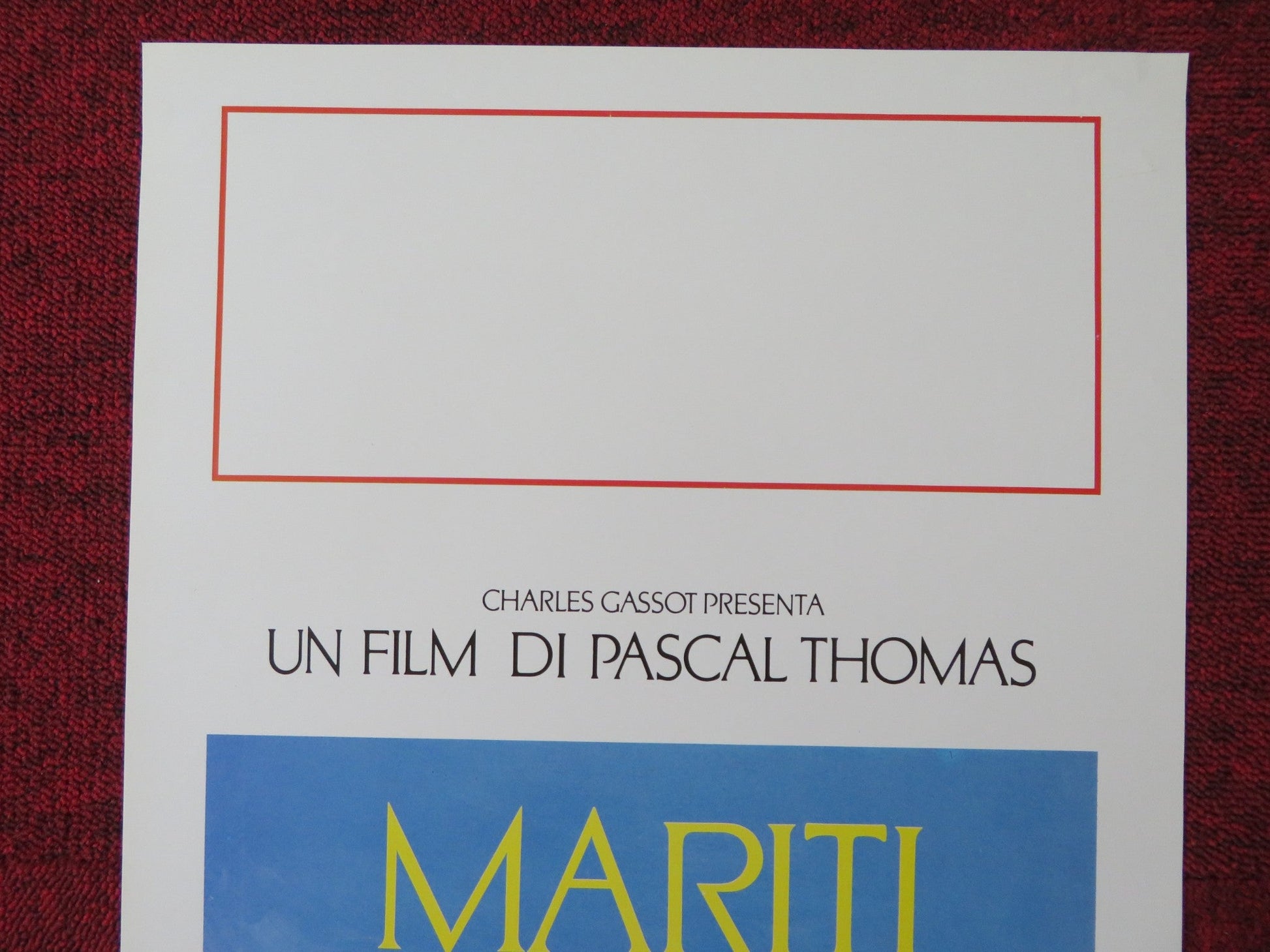 MARITI MOGLI AMANTI ITALIAN LOCANDINA POSTER JEAN - FRANCOIS STEVENIN MONCUR 1989 Rendezvous Cinema Movie posters