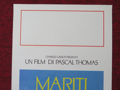 MARITI MOGLI AMANTI ITALIAN LOCANDINA POSTER JEAN - FRANCOIS STEVENIN MONCUR 1989 Rendezvous Cinema Movie posters