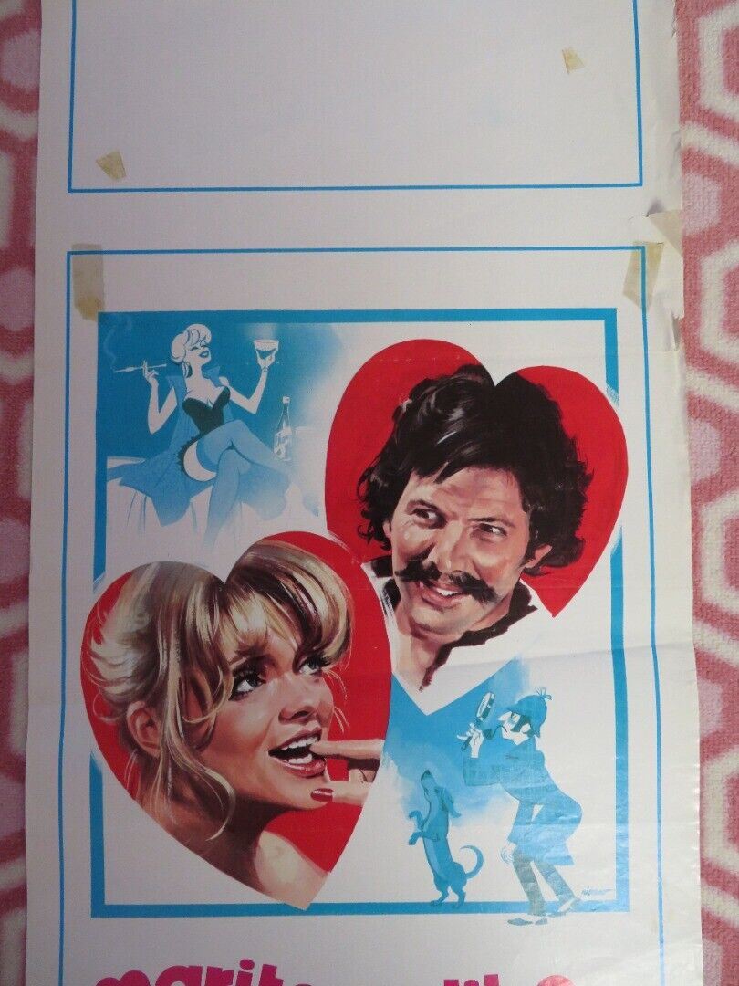 MARITO CELIBE ... MOGILE NUBILE ITALIAN LOCANDINA (27.5"x13") POSTER 1982 Movie posters