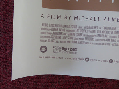 MARJORIE PRIME UK QUAD (30"x 40") ROLLED POSTER JON HAMM GEENA DAVIS 2017 Rendezvous Cinema Movie posters