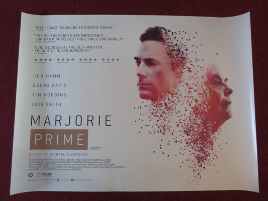 MARJORIE PRIME UK QUAD (30"x 40") ROLLED POSTER JON HAMM GEENA DAVIS 2017 Rendezvous Cinema Movie posters