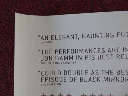 MARJORIE PRIME UK QUAD (30"x 40") ROLLED POSTER JON HAMM GEENA DAVIS 2017 Rendezvous Cinema Movie posters