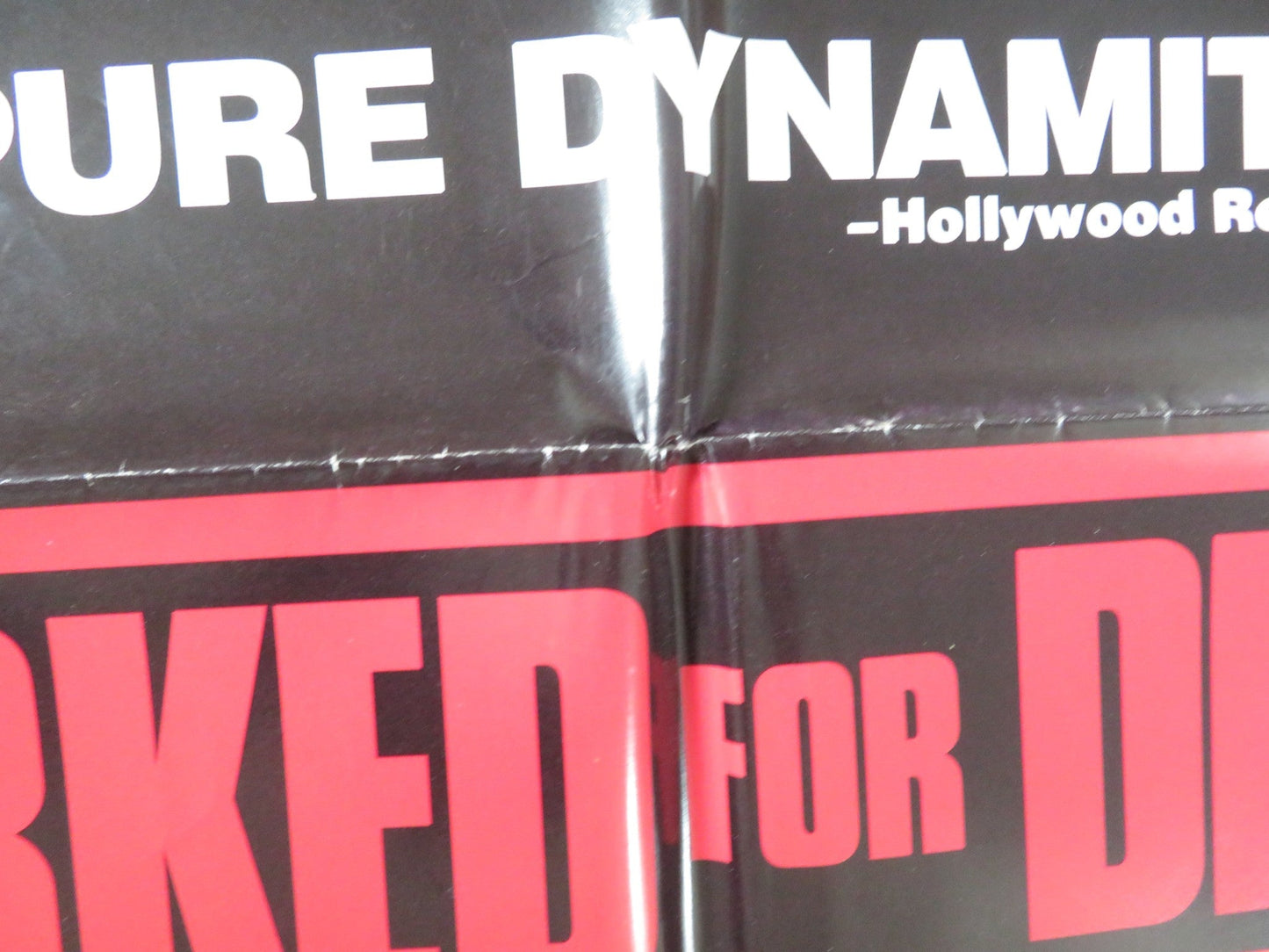 MARKED FOR DEATH - B FOLDED US ONE SHEET POSTER STEVEN SEAGAL JOANNA PACULA 1990 Rendezvous Cinema Movie posters