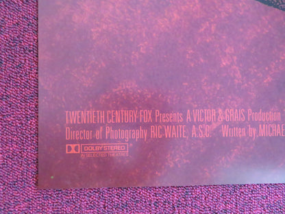 MARKED FOR DEATH FOLDED US ONE SHEET POSTER STEVEN SEAGAL BASIL WALLACE 1990 Rendezvous Cinema Movie posters