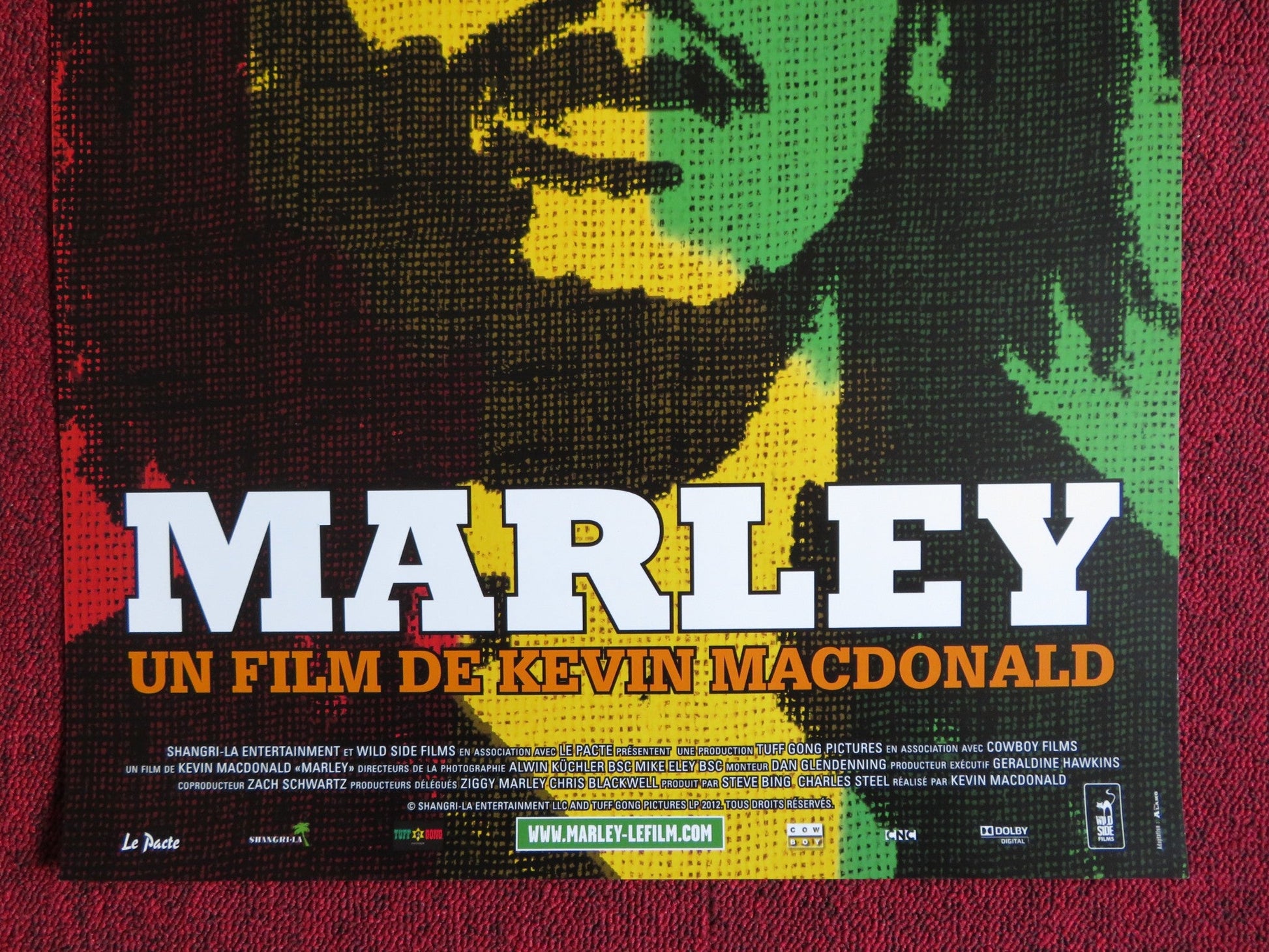 MARLEY FRENCH (15.5" x 21") POSTER BOB MARLEY JIMMY CLIFF 2012 Rendezvous Cinema Movie posters