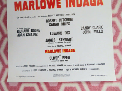MARLOWE INDAGA/ The Big Sleep ITALIAN LOCANDINA (27.5"x 13") POSTER 1978 - Rendezvous Cinema