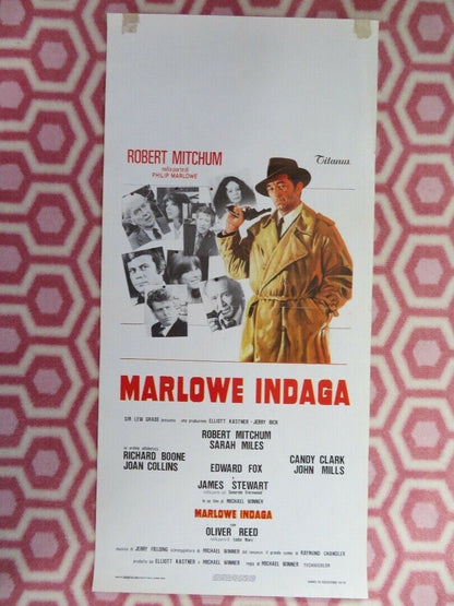 MARLOWE INDAGA/ The Big Sleep ITALIAN LOCANDINA (27.5"x 13") POSTER 1978 - Rendezvous Cinema