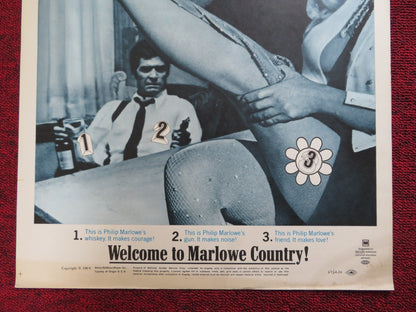 MARLOWE WINDOW CARD (14"x 22") POSTER JAMES GARNER GAYLE HUNNICUTT 1969 Rendezvous Cinema Movie posters