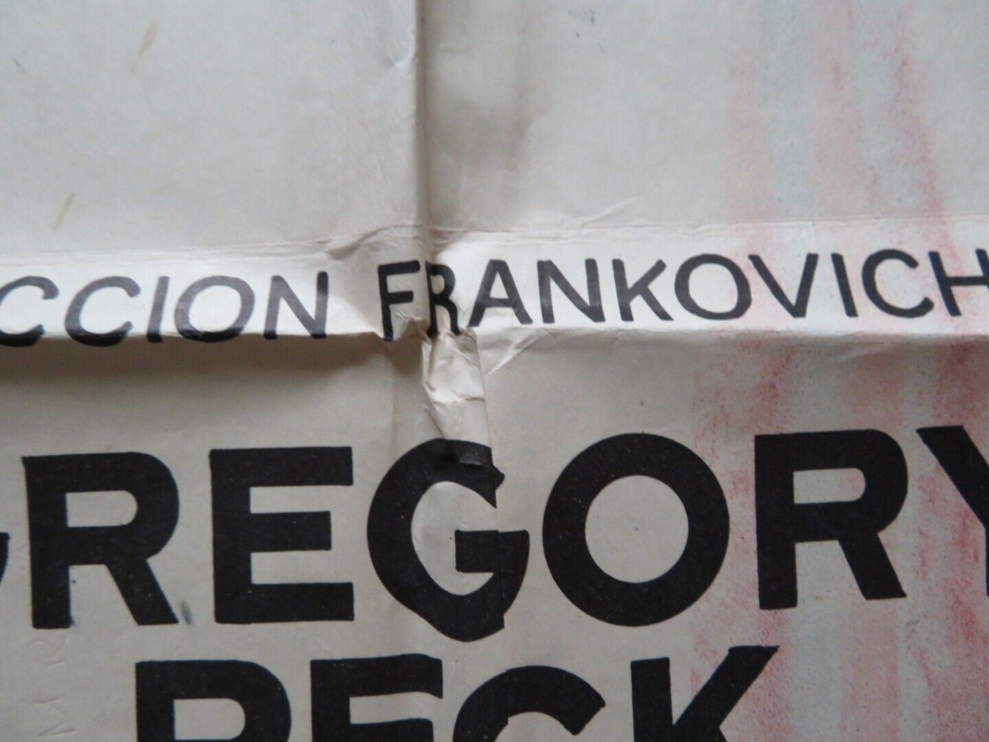 MAROONED FOLDED ARGENTINA ONE SHEET POSTER GREGORY PECK GENE HACKMAN 1969 Movie posters