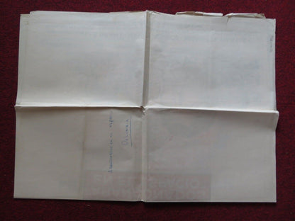 MAROONED FOLDED ARGENTINA ONE SHEET POSTER GREGORY PECK GENE HACKMAN 1969 Movie posters