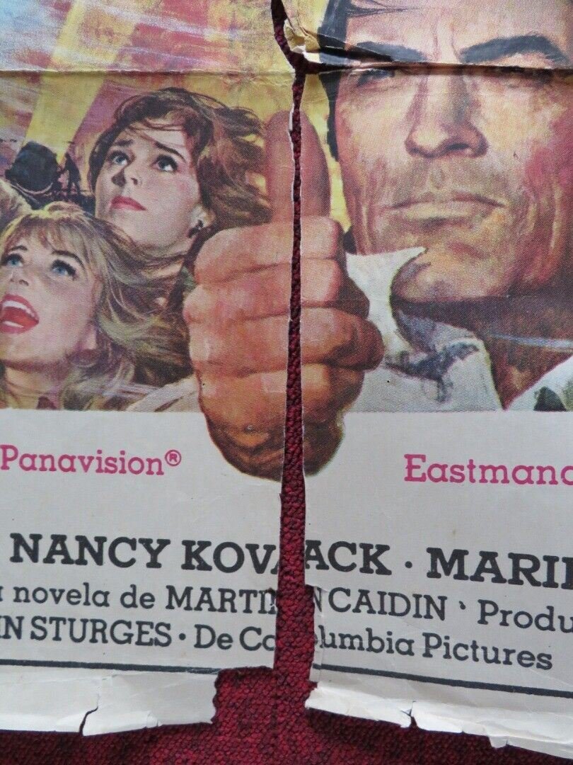 MAROONED SPANISH ROLLED POSTER GREGORY PECK GENE HACKMAN 1969 Movie posters