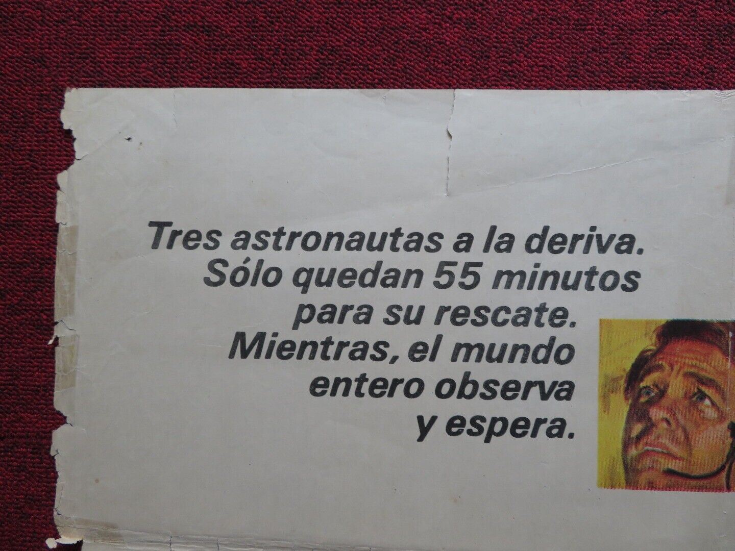 MAROONED SPANISH ROLLED POSTER GREGORY PECK GENE HACKMAN 1969 Movie posters