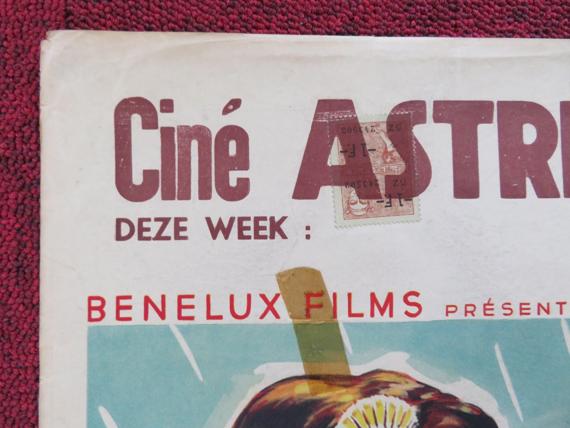 MARRIAGE BUREAU AURORA BELGIUM POSTER EVA BARTOK CARLOS THOMPSON 1962 Rendezvous Cinema Movie posters