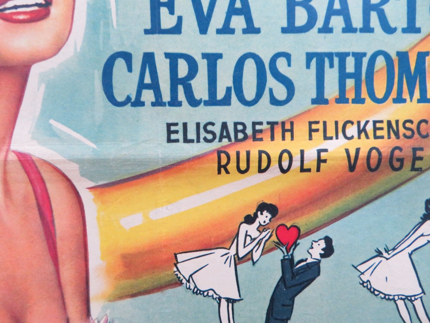 MARRIAGE BUREAU AURORA BELGIUM POSTER EVA BARTOK CARLOS THOMPSON 1962 Rendezvous Cinema Movie posters