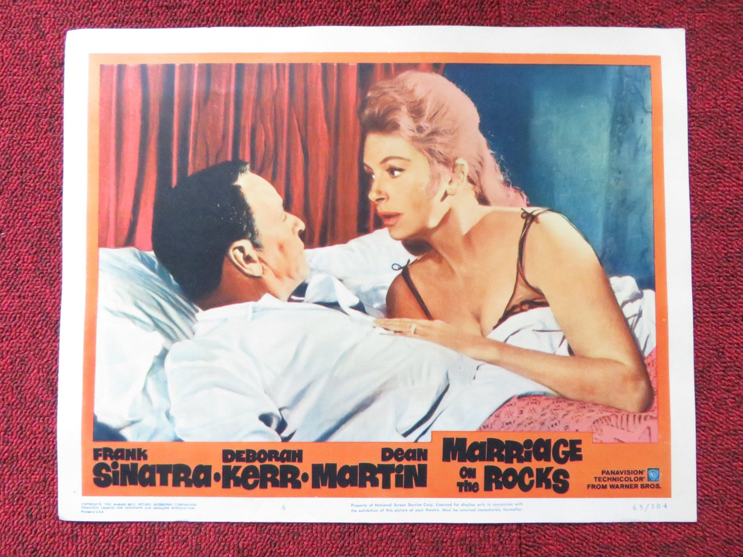 MARRIAGE ON THE ROCKS US LOBBY CARD FULL SET FRANK SINATRA DEBORAH KERR 1965 Rendezvous Cinema Movie posters