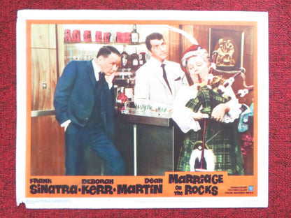 MARRIAGE ON THE ROCKS US LOBBY CARD FULL SET FRANK SINATRA DEBORAH KERR 1965 Rendezvous Cinema Movie posters