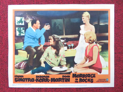 MARRIAGE ON THE ROCKS US LOBBY CARD FULL SET FRANK SINATRA DEBORAH KERR 1965 Rendezvous Cinema Movie posters