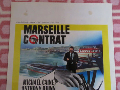 MARSEILLE CONTRAT/ The Destructors BELGIUM (21.5"x 14") POSTER MICHAEL CAINE Movie posters