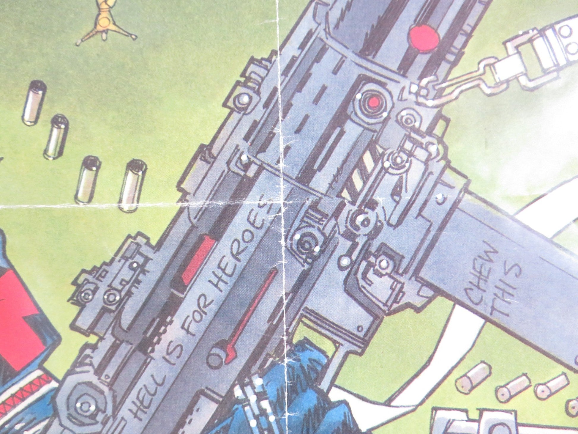 MARSHAL LAW - STRIP COMIC POSTER DC COMICS KEVIN O'NEILL 1988 Rendezvous Cinema Movie posters