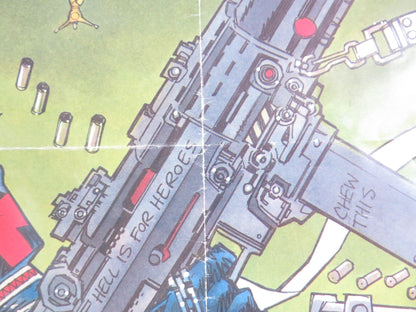 MARSHAL LAW - STRIP COMIC POSTER DC COMICS KEVIN O'NEILL 1988 Rendezvous Cinema Movie posters