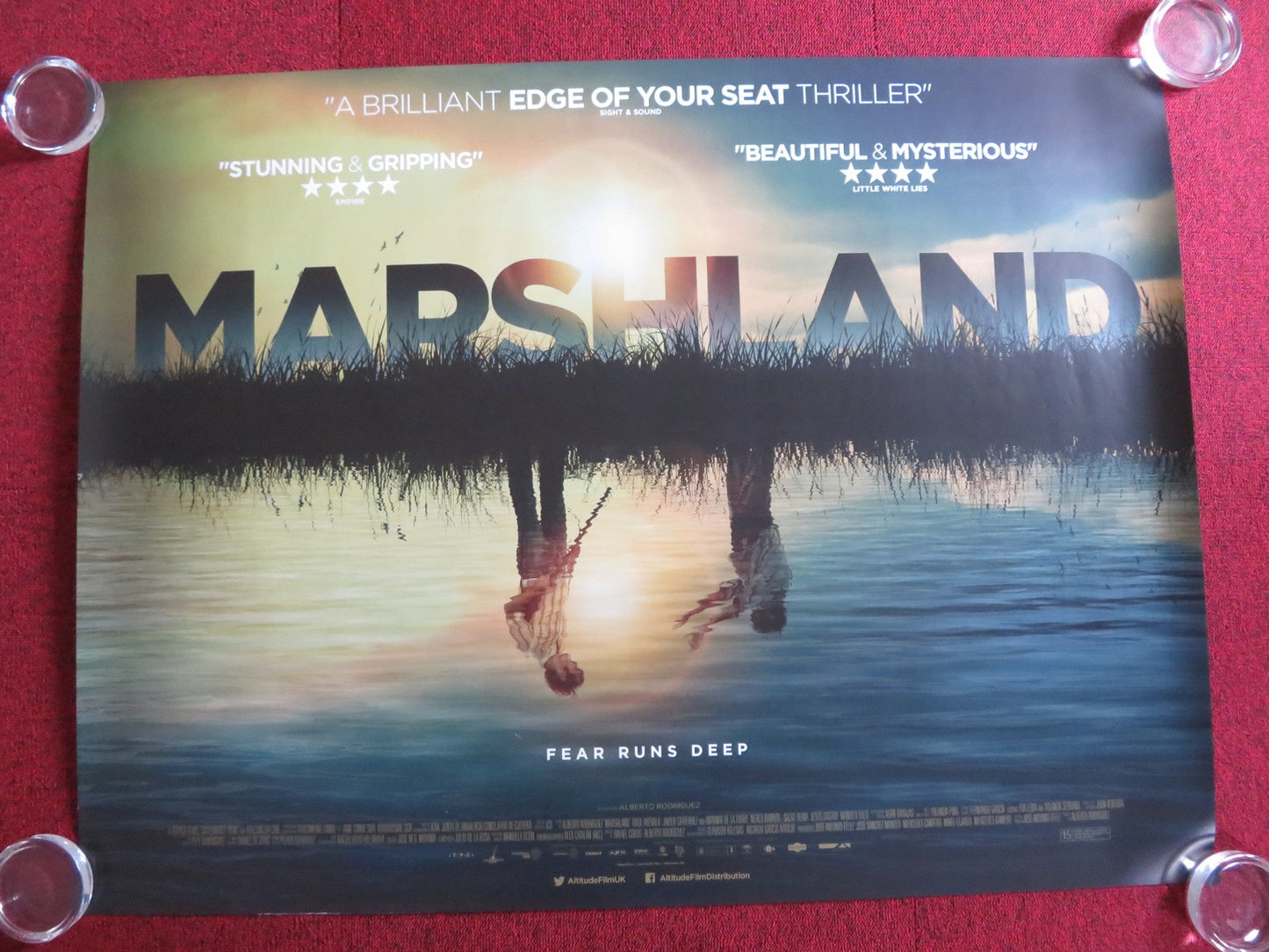 MARSHLAND UK QUAD (30"x 40") ROLLED POSTER JAVIER GUTIERREZ RAUL AREVALO 2014 Rendezvous Cinema Movie posters