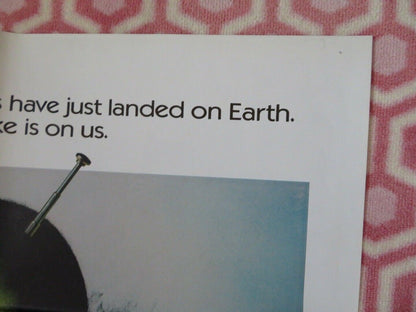 MARTIANS GO HOME US ONE SHEET (27"x 41") POSTER RANDY QUAID RONNY COX 1989 Movie posters