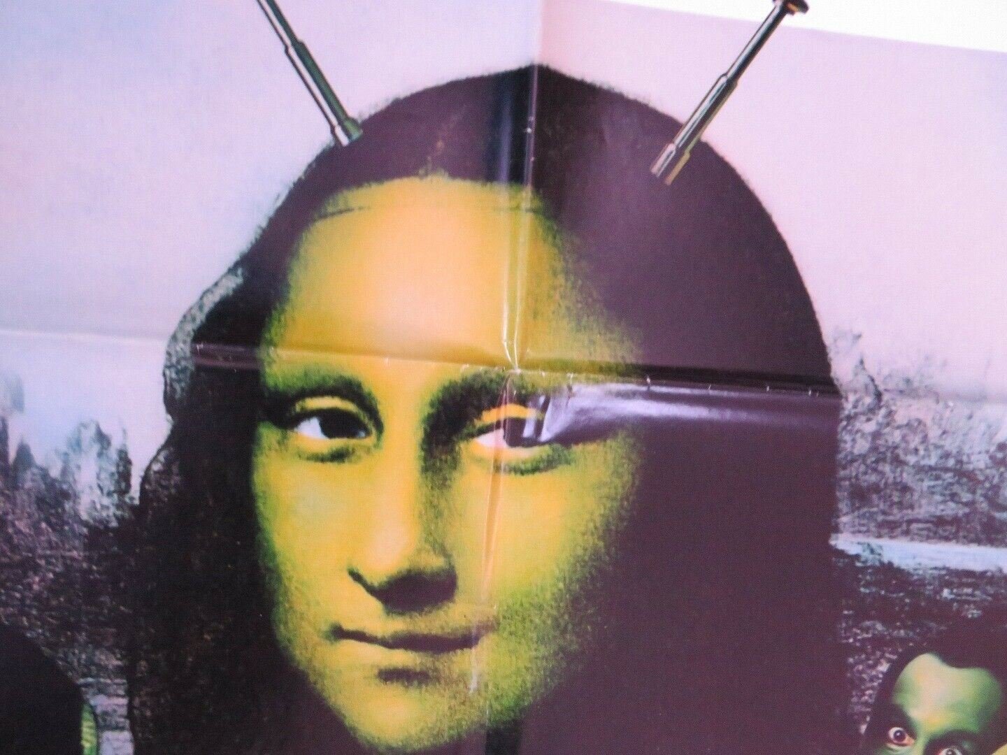 MARTIANS GO HOME US ONE SHEET (27"x 41") POSTER RANDY QUAID RONNY COX 1989 Movie posters