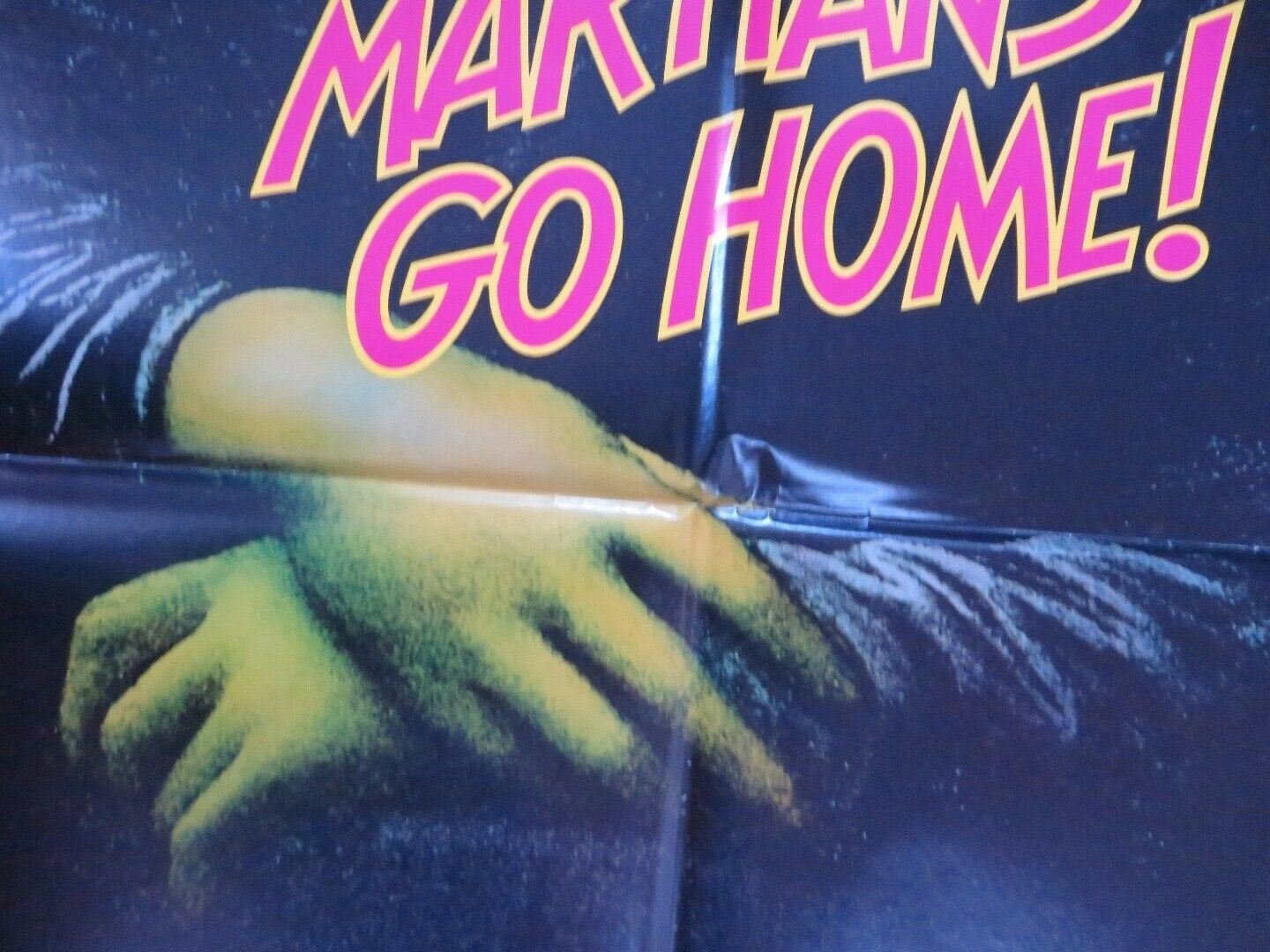 MARTIANS GO HOME US ONE SHEET (27"x 41") POSTER RANDY QUAID RONNY COX 1989 Movie posters