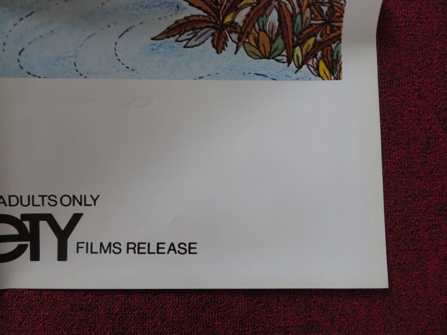 MARY JANE FOLDED US ONE SHEET POSTER ANYA DUVAL CAROL FAYE 1972 - Rendezvous Cinema