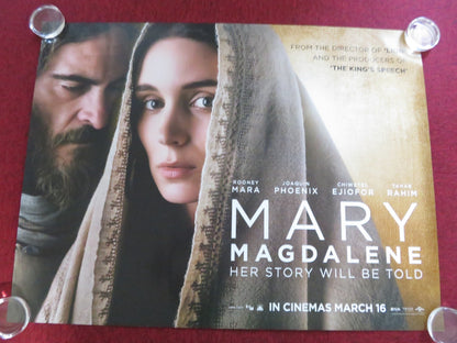 MARY MAGDALENE UK QUAD ROLLED POSTER ROONEY MARA JOAQUIN PHOENIX 2018 Rendezvous Cinema Movie posters
