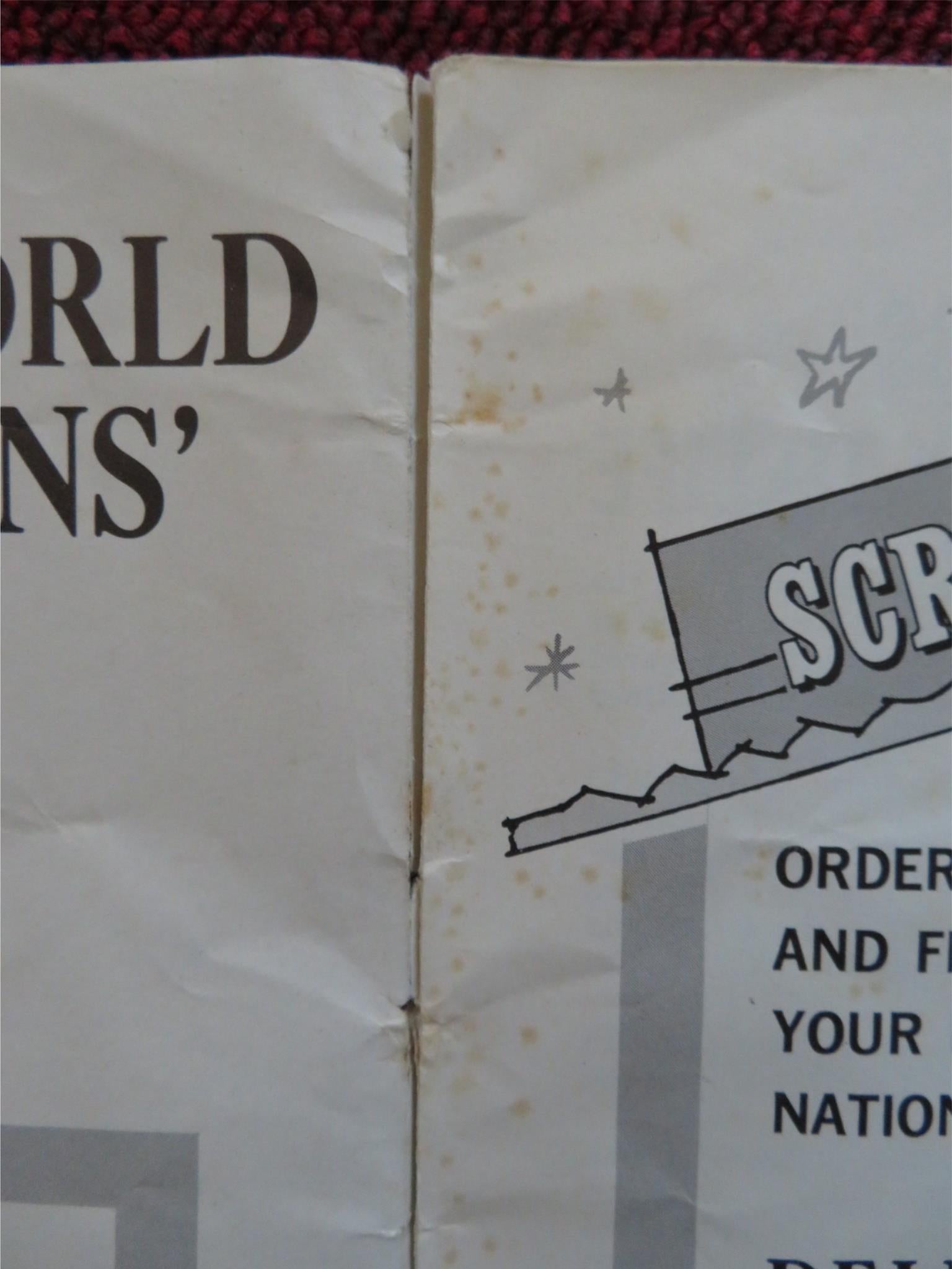 MARY POPPINS FOLDED PRESSBOOK CUT BUENA VISTA DISNEY JULIE ANDREWS 1964 Rendezvous Cinema Movie posters