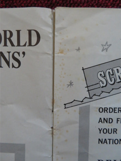 MARY POPPINS FOLDED PRESSBOOK CUT BUENA VISTA DISNEY JULIE ANDREWS 1964 Rendezvous Cinema Movie posters