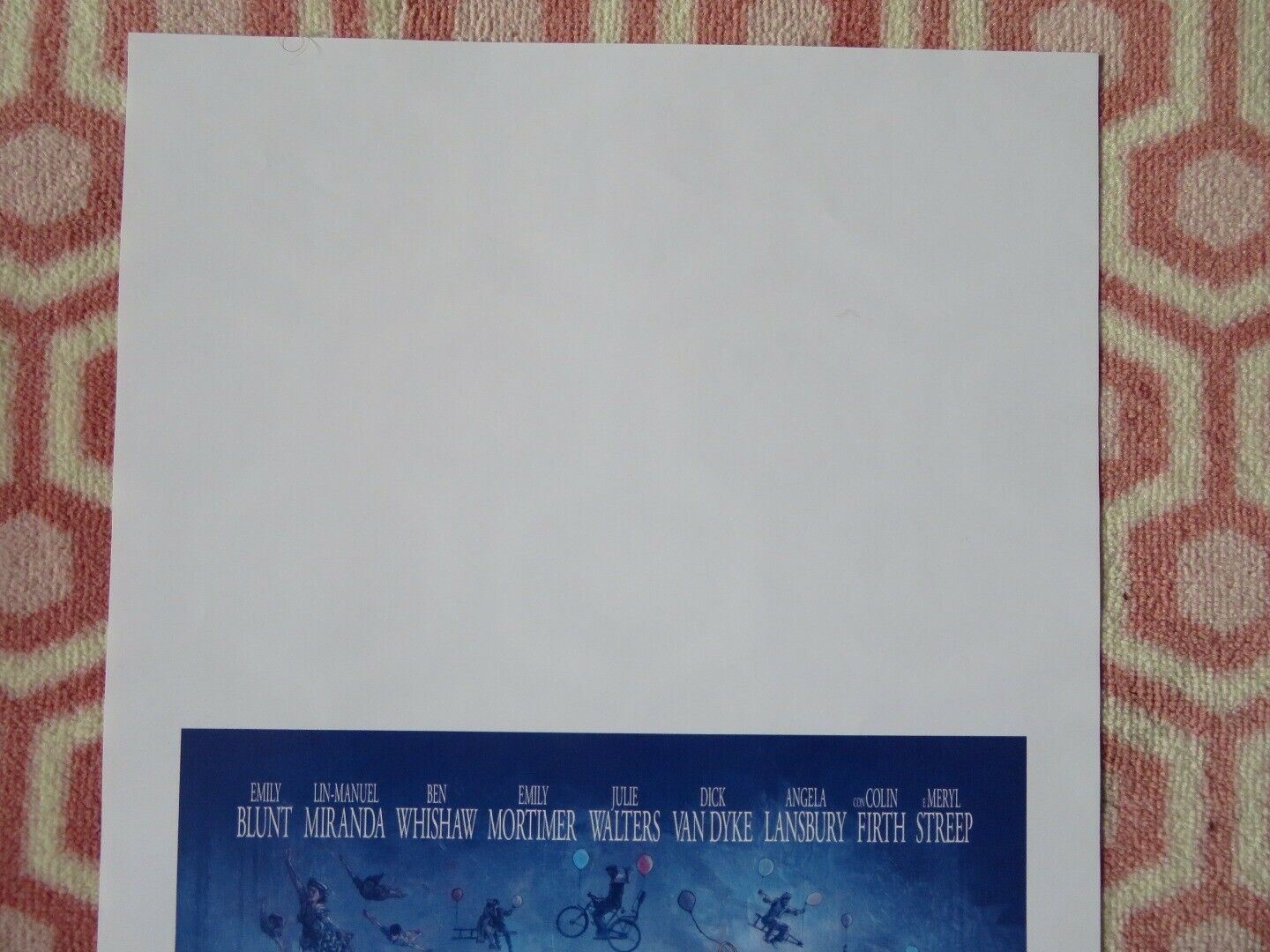 MARY POPPINS RETURNS ITALIAN LOCANDINA (27.5"x13") POSTER DISNEY 2018 Movie posters